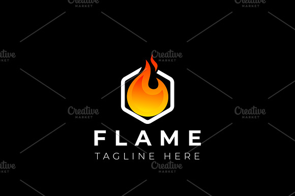 Fire Flame Logo Design preview 6