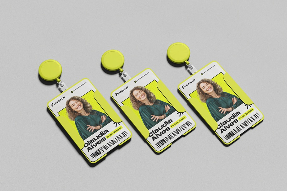 High Quality ID Card Mockup, an Advertising Mockup by Ataku Design (Photo 8 of 9)