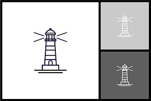 Lighthouse Icon for Maritime, Safety, a Branding & Logo Template by quadrazo