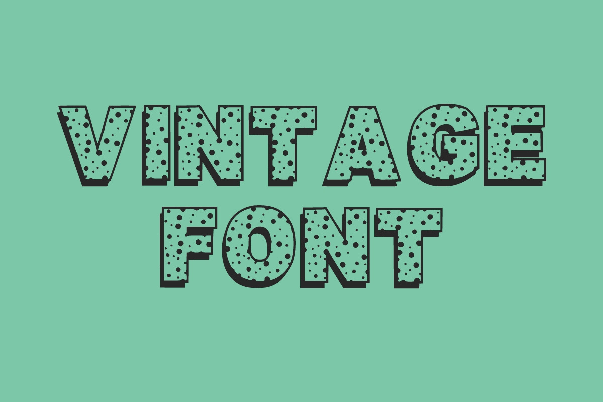 Pop Art Retro Font, a Handwritten Font by Fourteen Letter (Photo 2 of 7)