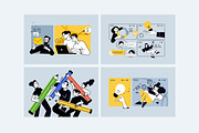 Creative Business Banners, a Person Illustration by PureSolution (Thumbnail 6 of 12)