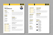 Minimalist Resume Template, a Resume Template by MightyDesign (Thumbnail 2 of 6)