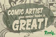 Ricaly a Handwritten Cartoon Font, a Handwritten Font by Rasiorise Studio (Thumbnail 5 of 11)