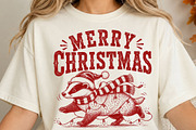Funny Raccoon Christmas PNG, a Seasonal Illustration by DreamCafeArt (Thumbnail 4 of 6)