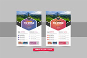 Travel flyer or travel poster bundle, a Flyer Template by Pavel_design (Thumbnail 9 of 11)