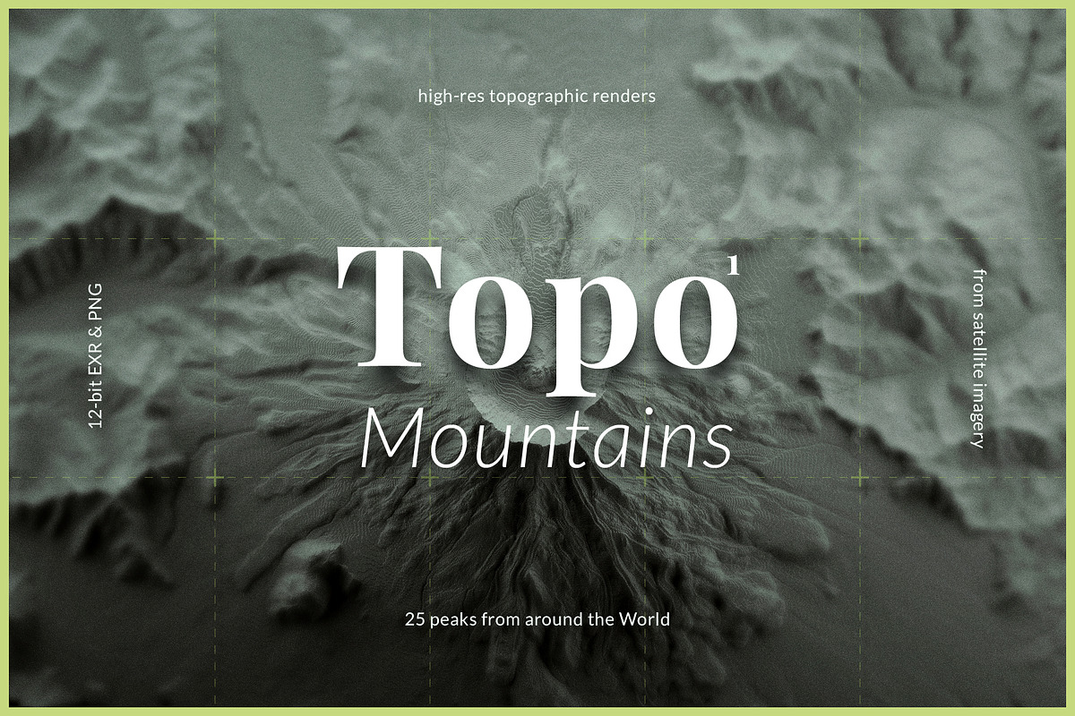 TOPO 1 - Mountains, an Object Graphic by maximakesthings (Photo 1 of 6)