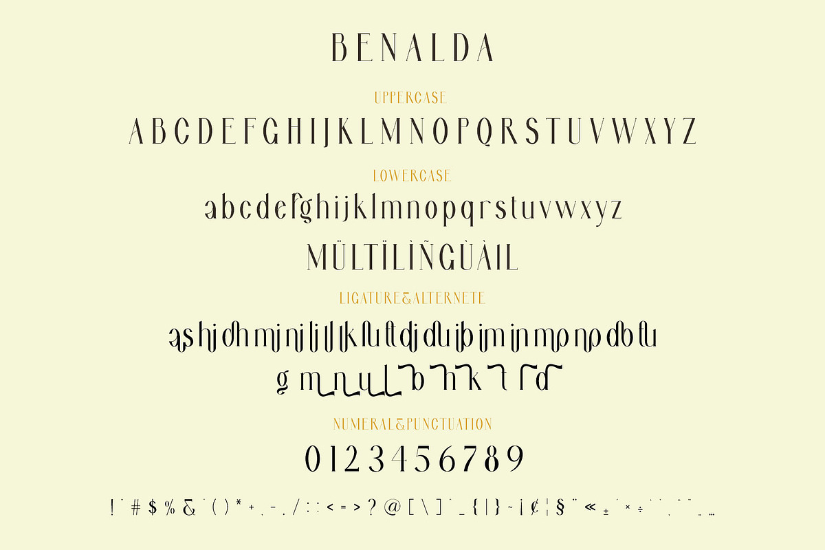 Benallda Fortesta Duo Font, a Serif Font by Humaira_std (Photo 8 of 10)