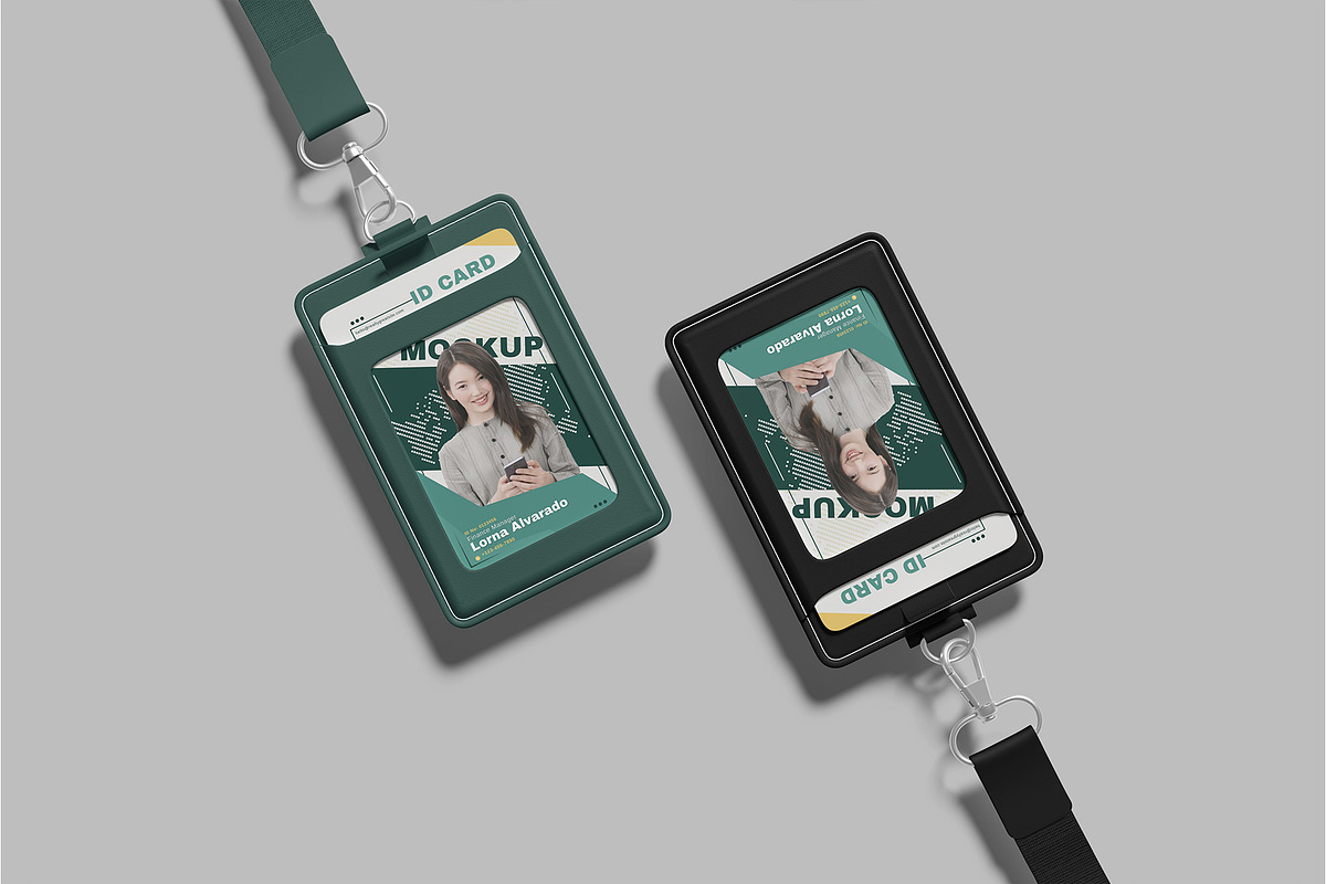 ID Card Mockup, an Advertising Mockup by Bangdastudio (Photo 5 of 5)