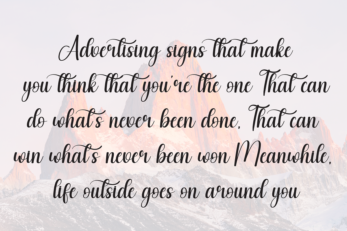 Blushing | Script Font, a Handwritten Font by Scratchones (Photo 6 of 9)
