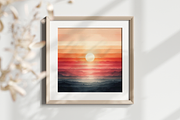 Sunset Ombre Watercolor Art, a Background Graphic by Flourish Spark (Thumbnail 4 of 7)