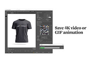 Men's T-shirt Animated Mockup, a Shirt Mockup by rebrandy (Thumbnail 10 of 14)