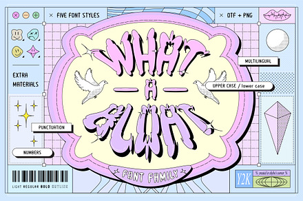What-a-bloat | Font Family, a Font by Ckybe's Corner