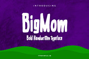 Bigmom Bold Handwritten Typeface, a Sans Serif Font by edukka (Thumbnail 1 of 10)