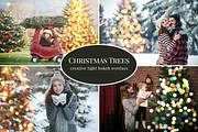 Christmas Trees photo overlays, a Layer Style Add-On by BrownLeopard (Thumbnail 1 of 8)