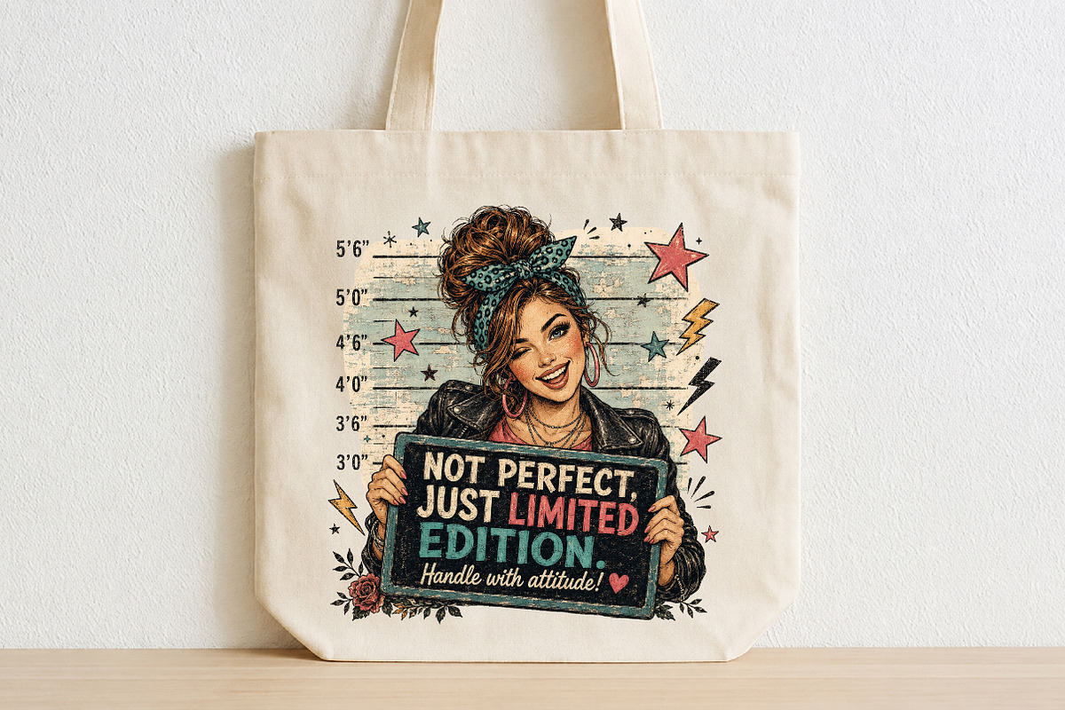 Limited Edition Mugshot Glam Girl, a Seasonal Illustration by CraftArtStudio (Photo 2 of 4)