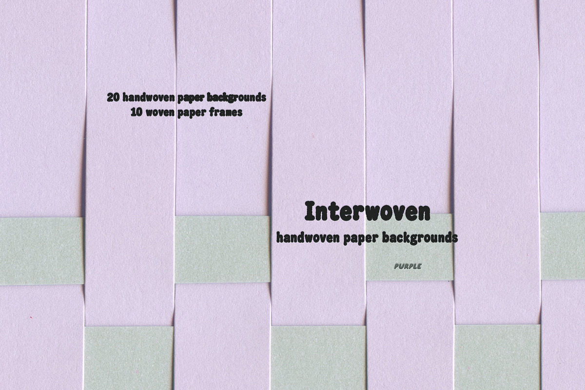 Interwoven Woven Paper Textures, a Texture Graphic by Purple (Photo 5 of 13)