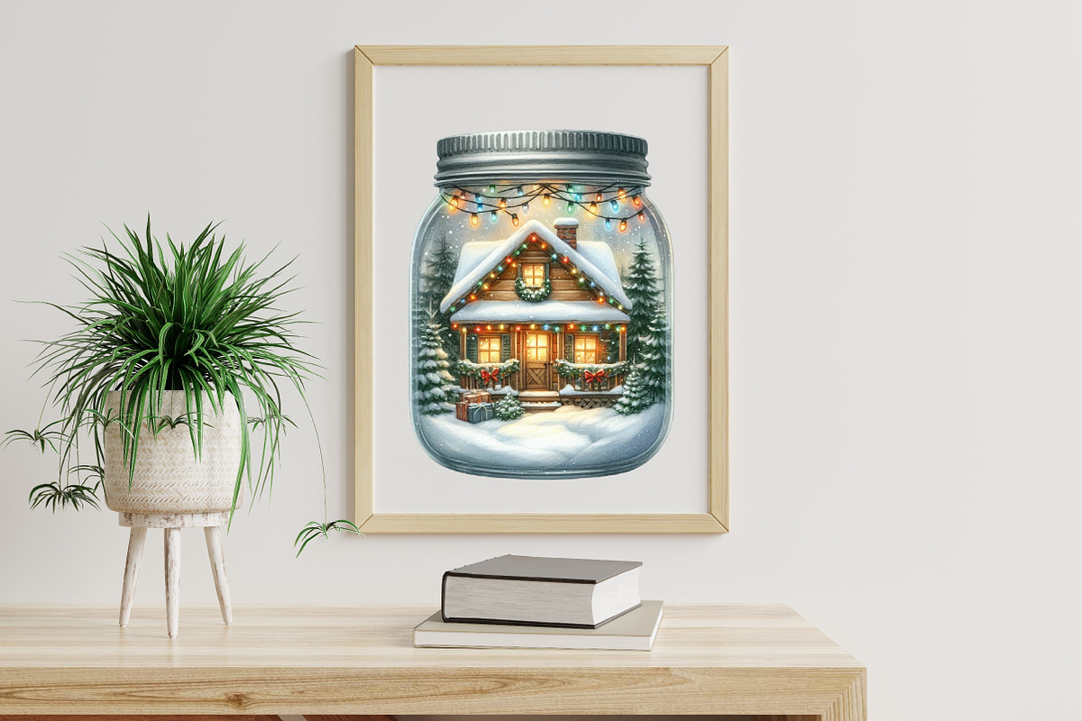 Christmas Magic Jars Clipart Bundle, an Illustration by Libby Wishes (Photo 4 of 7)