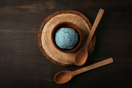 Concept of delicious food, ice cream, top view, a Food & Drink Photo by AtlasStudio PRO