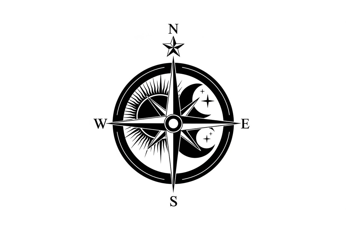 Celestial Compass SVG Bundle, an Illustration by Gaye Art (Photo 18 of 31)