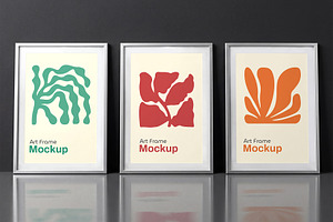 Art Photo Frame Mockup Set, an Advertising Mockup by graphypix