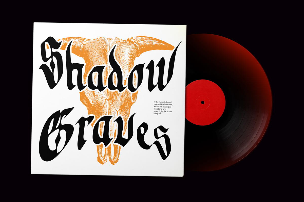 CS Canopus Drawn, a Blackletter Font by Craft Supply Co. (Photo 4 of 8)