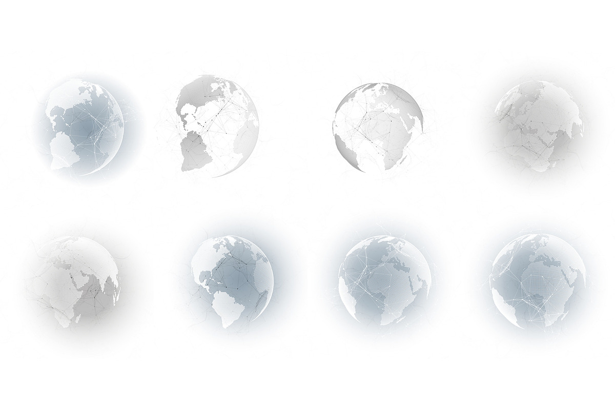 Abstract futuristic network shapes, a Healthcare Illustration by VectorShop (Photo 1 of 8)