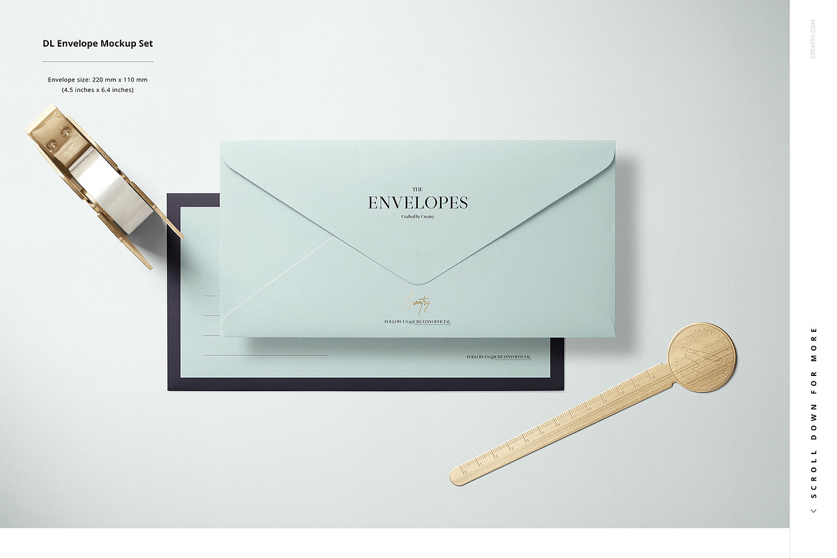Envelopes & Cards Mockup Bundle, a Stationery Template by creatsy5 (Photo 3 of 18)