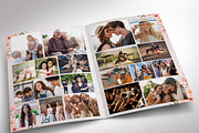 Floral Tabloid Funeral Program, a Brochure Template by Four C Graphic (Thumbnail 4 of 10)