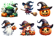 Quirky Halloween Sublimation Clipart, an Illustration by Designworld (Thumbnail 4 of 6)