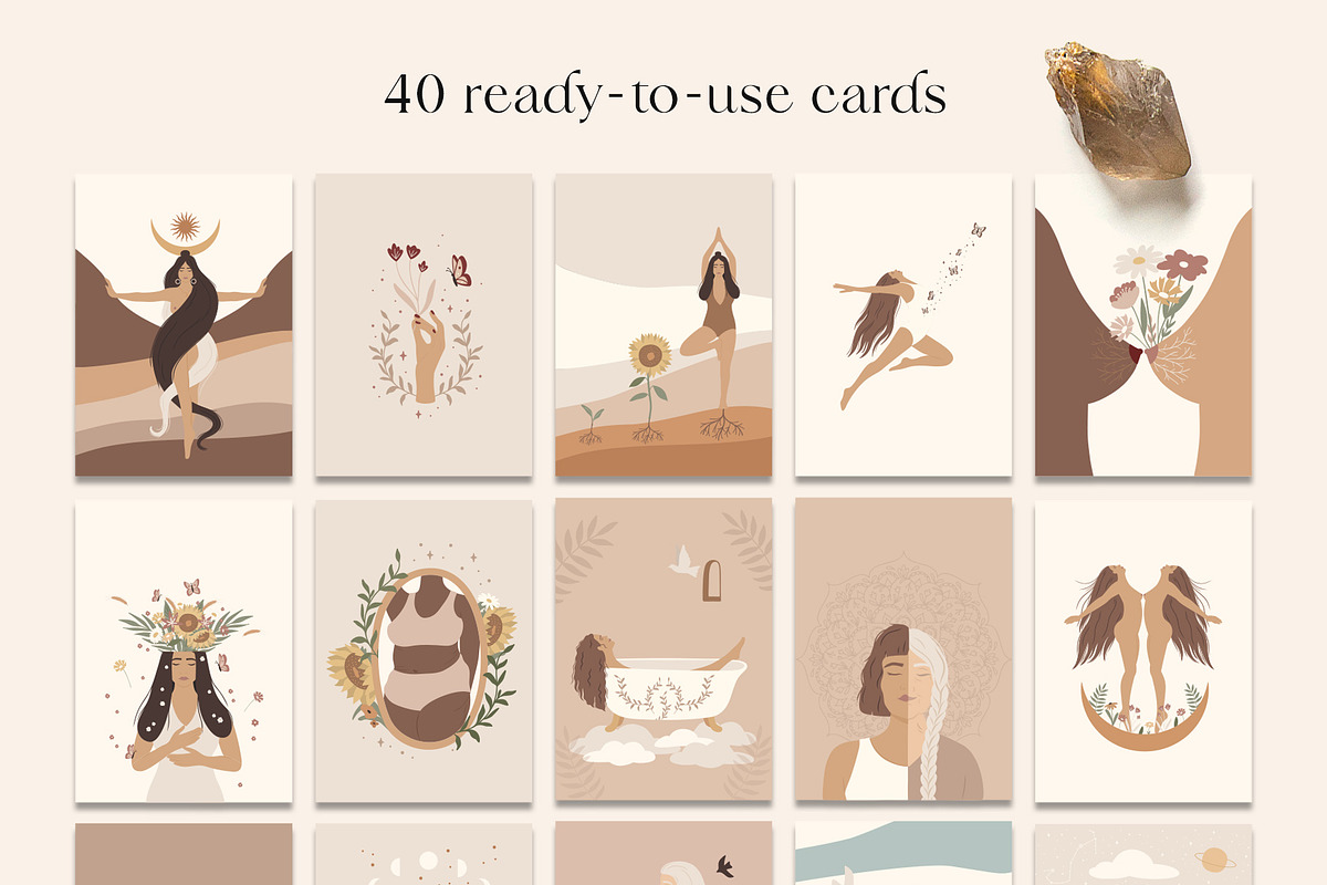 Affirmation cards collection, a Healthcare Illustration by Alisovna (Photo 3 of 7)
