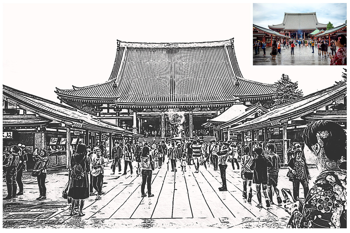 Manga Style Sketch Effects, an Action Add-On by pallabip (Photo 4 of 8)