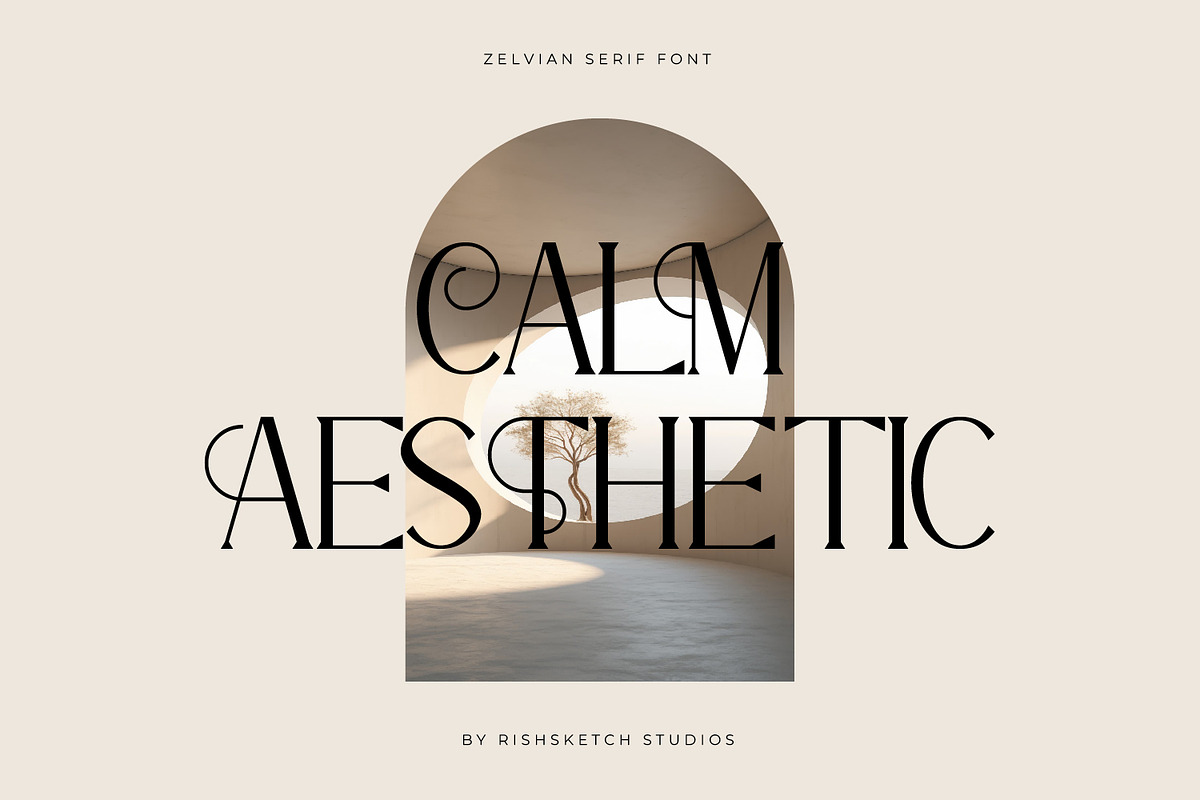 Zelvian - Modern Serif Font, a Serif Font by Rishsketch (Photo 2 of 15)