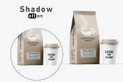 Coffee Bag with Cup Mockup Set, a Packaging Mockup by pixelmock (Thumbnail 6 of 15)