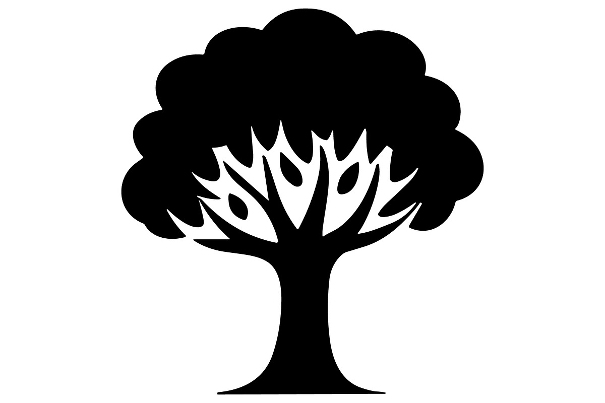 Tree Silhouette Vector Collection, an Illustration by jahid234 (Photo 7 of 7)