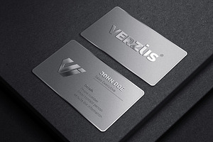 Metal Business Card Mockup, a Product Mockup by Artlogs x Modaldesain