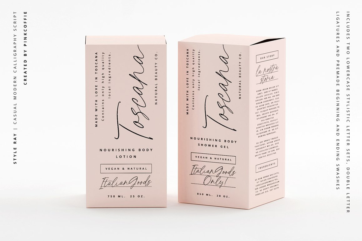 Modern Font & Logo Bundle - 85%Off, a Script Font by Pink Coffie (Photo 38 of 65)