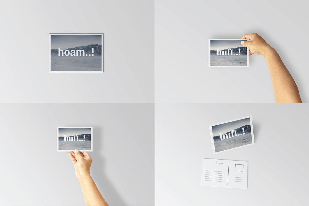 Postcard & Invitation Mockups, a Print Template by Mockstore (Photo 2 of 12)