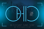 Ohio - Futuristic Sans Serif Font, a Sans Serif Font by 177Studio (Thumbnail 1 of 7)