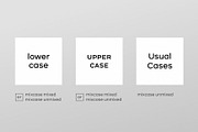 Mixcase - Mixed Case Font, a Sans Serif Font by Arbuz (Thumbnail 5 of 8)