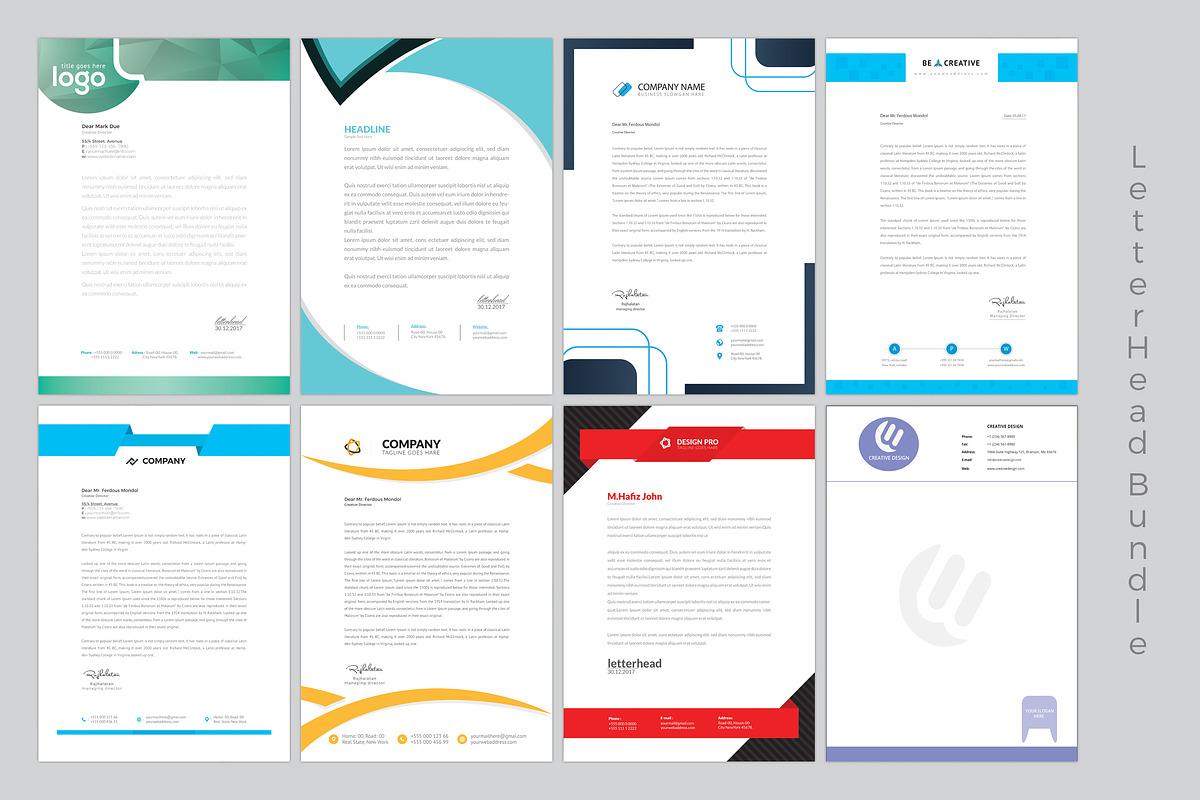 100+ Letterhead 97% Discount, a Stationery Template by ZAAS (Photo 6 of 12)