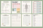 Fitness & Wellness Tracker Bundle, a Stationery Template by MIRoots Design Studio (Thumbnail 2 of 11)