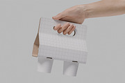 Holder Coffee Cup Mockup, a Packaging Mockup by Hokagata (Thumbnail 6 of 6)