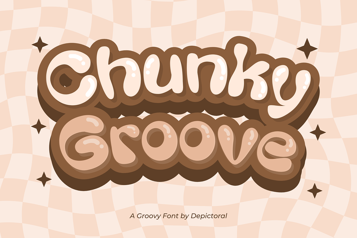 Chunky Groovy Fancy Font, a Font by Brand_Hero (Photo 9 of 12)