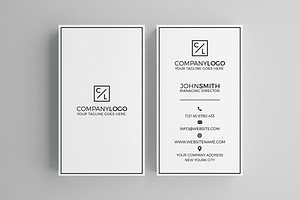 Minimal Modern Business Card V2