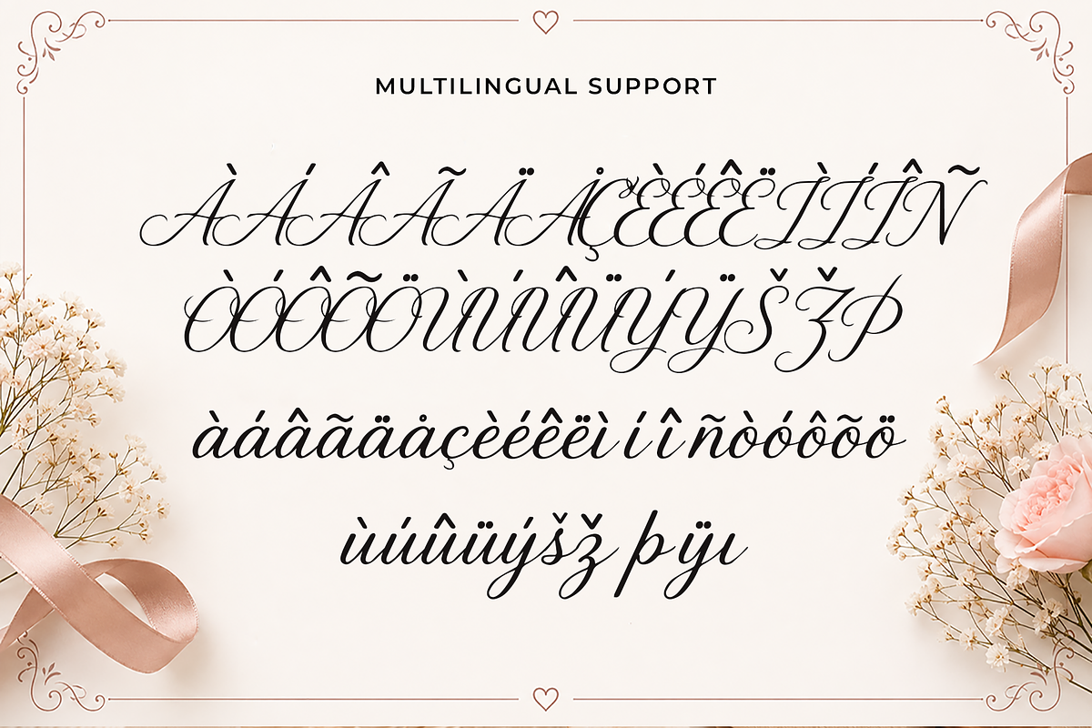 Velvet Letters - Modern Script Font, a Script Font by overlaytemplates (Photo 5 of 5)