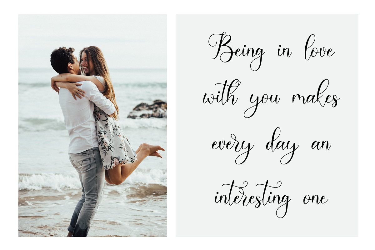Endenesilia Script, a Script Font by Nissa Studio (Photo 9 of 12)
