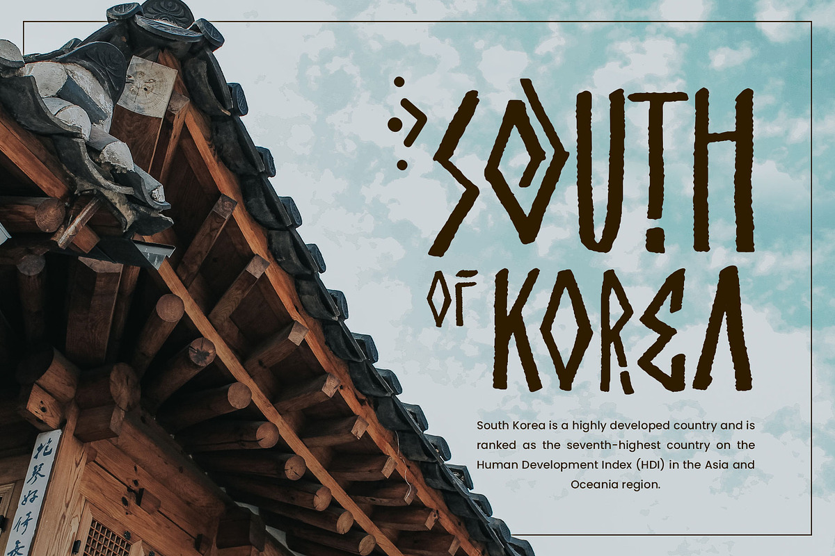 Burowai - Tribal Font, a Font by Arterfak Project (Photo 4 of 13)