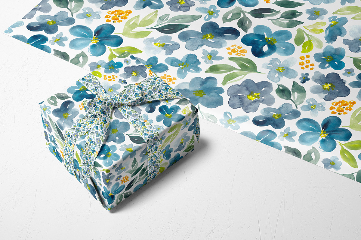 Blue, green and orange, a Pattern Graphic by Anya-D (Photo 4 of 5)