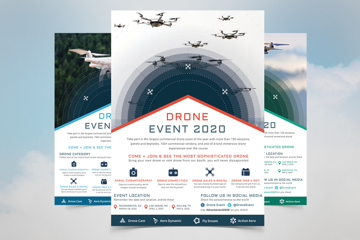 Drone Event Flyer, a Flyer Template by Affantjie Photowork (Photo 1 of 4)