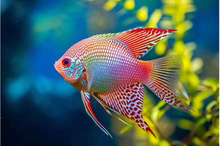 Exotic Beta fish. Generate Ai, an Animal Photo by Ylivdesign